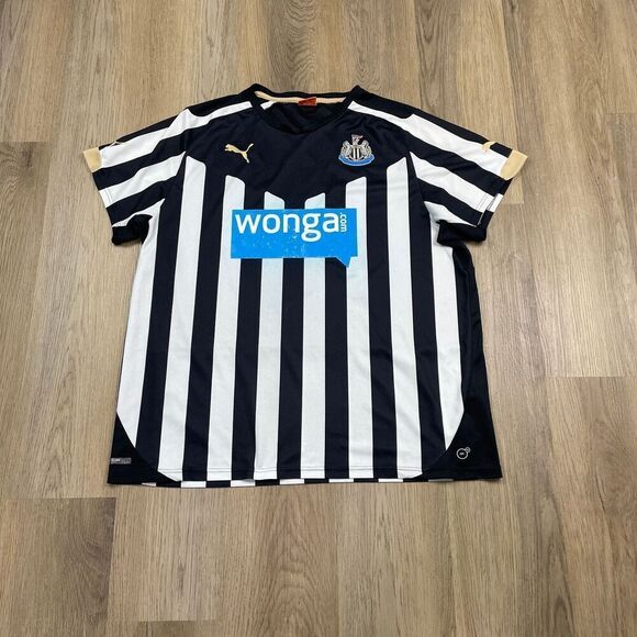 Newcastle United Jersey Mens Extra Large Black Puma Premier League Home Soccer - Picture 1 of 15